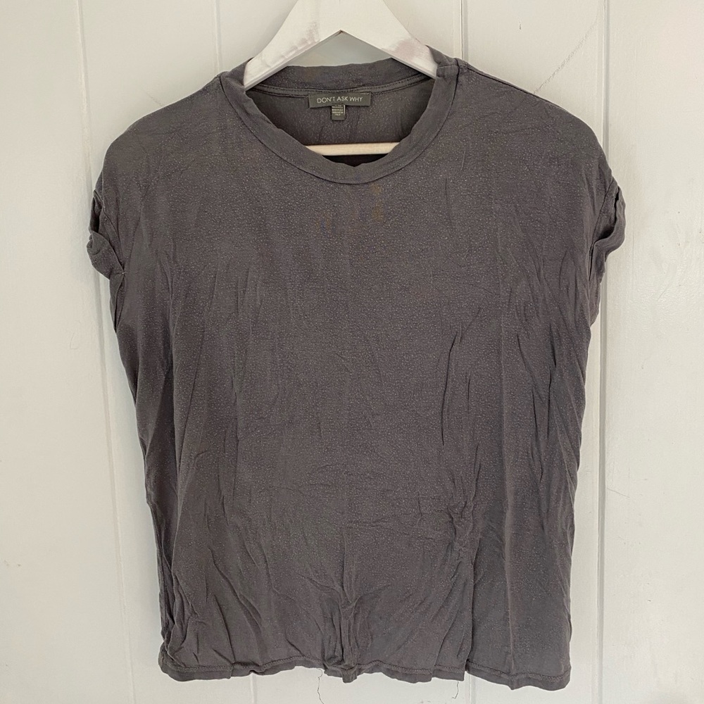 Grey T-Shirt, Don’t Ask Why, Boxy Cut, OS